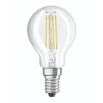 Osram Parathom Classic LED E14 Sferica Filamento Chiara 4W 470lm - 827 Bianco Molto Caldo | Relax and Active - Sostitutiva 40W Osram Parathom Classic LED E14 Sferica Filamento Chiara 4W 470lm - 827 Bianco Molto Caldo | Relax and Active - Sostitutiva 40W