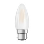 Osram LED B22D Candela Filamento Ghiaccio 4W 470lm - 827 Bianco Molto Caldo | Sostitutiva 40W Osram LED B22D Candela Filamento Ghiaccio 4W 470lm - 827 Bianco Molto Caldo | Sostitutiva 40W