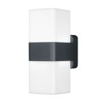 Ledvance Smart+ Wifi Luce Da Parete Grigio Up & Down - Esterni - 13.5W 950lm - 830 Luce Calda -  | RGBW - Dimmerabile Ledvance Smart+ Wifi Luce Da Parete Grigio Up & Down - Esterni - 13.5W 950lm - 830 Luce Calda -  | RGBW - Dimmerabile