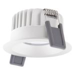 Ledvance Faretti LED Fix Aluminium Bianca 8W 680lm 36D - 930 Luce Calda | Ritaglio 68mm - IP44 - Miglior resa cromatica - Dimmerabile Ledvance Faretti LED Fix Aluminium Bianca 8W 680lm 36D - 930 Luce Calda | Ritaglio 68mm - IP44 - Miglior resa cromatica - Dimmerabile