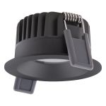 Ledvance Faretti LED Fix Aluminium Nero 8W 680lm 36D - 930 Luce Calda | Ritaglio 68mm - IP44 - Miglior resa cromatica - Dimmerabile Ledvance Faretti LED Fix Aluminium Nero 8W 680lm 36D - 930 Luce Calda | Ritaglio 68mm - IP44 - Miglior resa cromatica - Dimmerabile