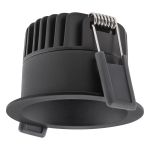 Ledvance Faretti LED Scurolight Aluminium Nero 8W 680lm 36D - 930 Luce Calda | Ritaglio 68mm - IP44 - Miglior resa cromatica - Dimmerabile Ledvance Faretti LED Scurolight Aluminium Nero 8W 680lm 36D - 930 Luce Calda | Ritaglio 68mm - IP44 - Miglior resa cromatica - Dimmerabile