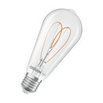 Osram Vintage 1906 LED E27 Edison Filamento Chiara 7.2W 806lm - 927 Bianco Molto Caldo | Miglior Resa Cromatica - Dimmerabile - Sostitutiva 60W Osram Vintage 1906 LED E27 Edison Filamento Chiara 7.2W 806lm - 927 Bianco Molto Caldo | Miglior Resa Cromatica - Dimmerabile - Sostitutiva 60W