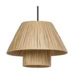 Ledvance Decor Bamboo Carta/Acciaio Hut 280 Marrone | Adatto per E27 Ledvance Decor Bamboo Carta/Acciaio Hut 280 Marrone | Adatto per E27