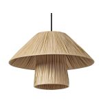 Ledvance Decor Bamboo Carta/Acciaio Hut 400 Marrone | Adatto per E27 Ledvance Decor Bamboo Carta/Acciaio Hut 400 Marrone | Adatto per E27