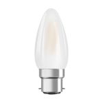 Ledvance Classic Performance LED Bulbo B22d Candela Filamento Ghiaccio 4W 470lm - 827 Bianco Molto Caldo | Sostitutiva 40W Ledvance Classic Performance LED Bulbo B22d Candela Filamento Ghiaccio 4W 470lm - 827 Bianco Molto Caldo | Sostitutiva 40W