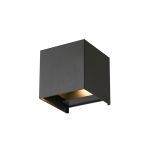 D'Lite LED Luce Da Parete Elingen Aluminium Nero 4.9W 480lm - 830 Luce Calda -  D'Lite LED Luce Da Parete Elingen Aluminium Nero 4.9W 480lm - 830 Luce Calda -