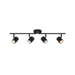 D'Lite Faretti Trop Metallo Sabbioso Nero| Adatto Per 4x GU10 D'Lite Faretti Trop Metallo Sabbioso Nero| Adatto Per 4x GU10