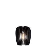 Nordlux Luce Pendente Tribeca 24 Nero Legna | E27 Max 60W Nordlux Luce Pendente Tribeca 24 Nero Legna | E27 Max 60W