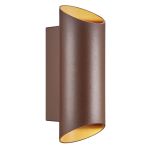 Nordlux Nico Luce Da Parete Aluminium Arrugginito Up & Down | IP54 - Adatto per 2x GU10 Nordlux Nico Luce Da Parete Aluminium Arrugginito Up & Down | IP54 - Adatto per 2x GU10