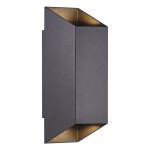 Nordlux Nico Luce Da Parete Aluminium Nero Up & Down | IP54 - Adatto per 2x GU10 Nordlux Nico Luce Da Parete Aluminium Nero Up & Down | IP54 - Adatto per 2x GU10