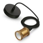 Portalampada Philips Cord Vintage Filamento E27 Oro LED Portalampada Philips Cord Vintage Filamento E27 Oro LED