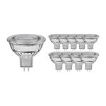 Confezione Multipack 10x Noxion Faretti LED GU5.3 MR16 7.5W 621lm 60D - 840 Bianco Freddo | Dimmerabile - Sostitutiva 50W Confezione Multipack 10x Noxion Faretti LED GU5.3 MR16 7.5W 621lm 60D - 840 Bianco Freddo | Dimmerabile - Sostitutiva 50W