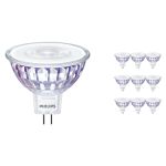 Confezione Multipack 10x Philips Master Value LED Faretti GU5.3 MR16 7.5W 630lm 60D - 930 Luce Calda | Miglior resa cromatica - Dimmerabile - Sostitutiva 50W Confezione Multipack 10x Philips Master Value LED Faretti GU5.3 MR16 7.5W 630lm 60D - 930 Luce Calda | Miglior resa cromatica - Dimmerabile - Sostitutiva 50W