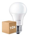 Confezione Multipack 10x Philips Corepro LED Bulbo E27 Pera Ghiaccio 13W 1521lm - 830 Luce Calda | Sostitutiva 100W Confezione Multipack 10x Philips Corepro LED Bulbo E27 Pera Ghiaccio 13W 1521lm - 830 Luce Calda | Sostitutiva 100W