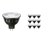 Confezione Multipack 10x Philips Master LED Faretti GU5.3 MR16 6.7W 410lm 10D - 927 Bianco Molto Caldo | Miglior resa cromatica - Dimmerabile - Sostitutiva 35W Confezione Multipack 10x Philips Master LED Faretti GU5.3 MR16 6.7W 410lm 10D - 927 Bianco Molto Caldo | Miglior resa cromatica - Dimmerabile - Sostitutiva 35W