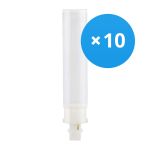 Confezione Multipack 10x Ledvance Dulux-D LED 9W - 830 Luce Calda -  | Sostitutiva 26W Confezione Multipack 10x Ledvance Dulux-D LED 9W - 830 Luce Calda -  | Sostitutiva 26W