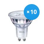 Confezione Multipack 10x Philips Corepro LED Faretti GU10 PAR16 3W 240lm 36D - 840 Bianco Freddo | Dimmerabile - Sostitutiva 35W Confezione Multipack 10x Philips Corepro LED Faretti GU10 PAR16 3W 240lm 36D - 840 Bianco Freddo | Dimmerabile - Sostitutiva 35W
