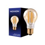 Noxion Lucent Filamento LED E27 Pera Ambra 7.2W 630lm -  822 Bianco Molto Caldo | Dimmerabile - Sostitutiva 50W Noxion Lucent Filamento LED E27 Pera Ambra 7.2W 630lm -  822 Bianco Molto Caldo | Dimmerabile - Sostitutiva 50W
