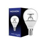 Noxion Lucent Lustre LED E14 Sferica Chiara 5.5W 470lm - 822-827 Dim To Warm | Dimmerabile - Sostitutiva 40W Noxion Lucent Lustre LED E14 Sferica Chiara 5.5W 470lm - 822-827 Dim To Warm | Dimmerabile - Sostitutiva 40W