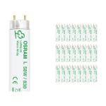 Confezione Multipack 25x Osram T8 Lumilux 58W - 830 Luce Calda | 150cm Confezione Multipack 25x Osram T8 Lumilux 58W - 830 Luce Calda | 150cm