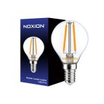 Noxion Lucent Lustre LED E14 Sferica Filamento Chiara 2.5W 250lm – Dimmerabile - Sostitutiva 25W Noxion Lucent Lustre LED E14 Sferica Filamento Chiara 2.5W 250lm – Dimmerabile - Sostitutiva 25W