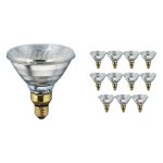 Confezione Multipack 12x Philips PAR38 IR 100W E27 230V Chiara Confezione Multipack 12x Philips PAR38 IR 100W E27 230V Chiara