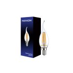 Noxion Lucent LED E14 Punta attorcigliata Candela Filamento Chiara 4.5W 470lm - 827 Bianco Molto Caldo | Dimmerabile - Sostitutiva 40W Noxion Lucent LED E14 Punta attorcigliata Candela Filamento Chiara 4.5W 470lm - 827 Bianco Molto Caldo | Dimmerabile - Sostitutiva 40W