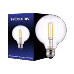 Noxion Pro Classic LED E27 Globe Filamento Chiara 95mm 8W 806lm - 827 Bianco Molto Caldo | Dimmerabile - Sostitutiva 60W Noxion Pro Classic LED E27 Globe Filamento Chiara 95mm 8W 806lm - 827 Bianco Molto Caldo | Dimmerabile - Sostitutiva 60W