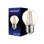 Noxion Lucent Lustre LED E27 Sferica Filamento Chiara 2.5W 250lm - 827 Bianco Molto Caldo - Sostitutiva 25W Noxion Lucent Lustre LED E27 Sferica Filamento Chiara 2.5W 250lm - 827 Bianco Molto Caldo - Sostitutiva 25W
