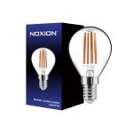 Noxion Lucent Lustre LED E14 Sferica Filamento Chiara 4.5W 470lm - 827 Bianco Molto Caldo | Dimmerabile - Sostitutiva 40W Noxion Lucent Lustre LED E14 Sferica Filamento Chiara 4.5W 470lm - 827 Bianco Molto Caldo | Dimmerabile - Sostitutiva 40W
