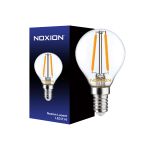 Noxion Lucent LED E14 Sferica Filamento Chiara 2.5W 250lm - 827 Bianco Molto Caldo | Sostitutiva 25W Noxion Lucent LED E14 Sferica Filamento Chiara 2.5W 250lm - 827 Bianco Molto Caldo | Sostitutiva 25W