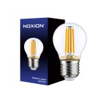 Noxion Lucent LED E27 Sferica Filamento Chiara 4.5W 470lm - 827 Bianco Molto Caldo | Sostitutiva 40W Noxion Lucent LED E27 Sferica Filamento Chiara 4.5W 470lm - 827 Bianco Molto Caldo | Sostitutiva 40W