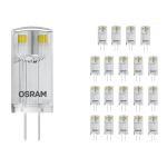 Confezione Multipack 20x Ledvance Performance LED Capsule G4 Chiara 0.9W 100lm - 827 Bianco Molto Caldo | Sostitutiva 10W Confezione Multipack 20x Ledvance Performance LED Capsule G4 Chiara 0.9W 100lm - 827 Bianco Molto Caldo | Sostitutiva 10W