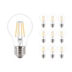 Confezione Multipack 10x Philips Corepro LED Bulbo E27 Pera Chiara 4.3W 470lm - 827 Bianco Molto Caldo | Sostitutiva 40W Confezione Multipack 10x Philips Corepro LED Bulbo E27 Pera Chiara 4.3W 470lm - 827 Bianco Molto Caldo | Sostitutiva 40W