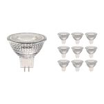 Confezione Multipack 10x Noxion Faretti LED GU5.3 MR16 4W 345lm 36D - 827 Bianco Molto Caldo | Sostitutiva 35W Confezione Multipack 10x Noxion Faretti LED GU5.3 MR16 4W 345lm 36D - 827 Bianco Molto Caldo | Sostitutiva 35W