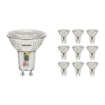 Confezione Multipack 10x Noxion Faretti LED GU10 PAR16 4.8W 450lm 36D - 827 Bianco Molto Caldo | Sostitutiva 50W Confezione Multipack 10x Noxion Faretti LED GU10 PAR16 4.8W 450lm 36D - 827 Bianco Molto Caldo | Sostitutiva 50W