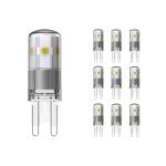 Confezione Multipack 10x Noxion Bolt LED Capsule G9 1.9W 200lm - 827 Bianco Molto Caldo | Sostitutiva 20W Confezione Multipack 10x Noxion Bolt LED Capsule G9 1.9W 200lm - 827 Bianco Molto Caldo | Sostitutiva 20W