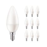 Confezione Multipack 10x Philips Corepro LED Candela E14 Ghiaccio 7W 806lm - 822-827 Dim To Warm | Sostitutiva 60W Confezione Multipack 10x Philips Corepro LED Candela E14 Ghiaccio 7W 806lm - 822-827 Dim To Warm | Sostitutiva 60W