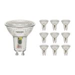 Confezione Multipack 10x Noxion Faretti LED GU10 PAR16 3.6W 345lm 36D - 840 Bianco Freddo | Sostitutiva 50W Confezione Multipack 10x Noxion Faretti LED GU10 PAR16 3.6W 345lm 36D - 840 Bianco Freddo | Sostitutiva 50W