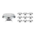 Confezione Multipack 10x Noxion Faretti LED G53 AR111 7.4W 450lm 40D - 927 Bianco Molto Caldo | Miglior resa cromatica - Dimmerabile - Sostitutiva 50W Confezione Multipack 10x Noxion Faretti LED G53 AR111 7.4W 450lm 40D - 927 Bianco Molto Caldo | Miglior resa cromatica - Dimmerabile - Sostitutiva 50W
