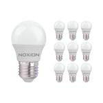 Confezione Multipack 10x Noxion Lucent Classic LED E27 Sferica Ghiaccio 2.5W 250lm - 827 Bianco Molto Caldo | Sostitutiva 25W Confezione Multipack 10x Noxion Lucent Classic LED E27 Sferica Ghiaccio 2.5W 250lm - 827 Bianco Molto Caldo | Sostitutiva 25W
