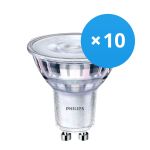 Confezione Multipack 10x Philips Corepro LED Faretti GU10 PAR16 4W 345lm 36D - 830 Luce Calda | Sostitutiva 50W Confezione Multipack 10x Philips Corepro LED Faretti GU10 PAR16 4W 345lm 36D - 830 Luce Calda | Sostitutiva 50W