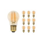 Confezione Multipack 10x Noxion Lucent LED E27 Sferica Filamento Ambra 4.1W 350lm - 822 Bianco Molto Caldo | Dimmerabile - Sostitutiva 32W Confezione Multipack 10x Noxion Lucent LED E27 Sferica Filamento Ambra 4.1W 350lm - 822 Bianco Molto Caldo | Dimmerabile - Sostitutiva 32W