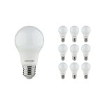 Confezione Multipack 10x Noxion Lucent Classic LED E27 Pera Ghiaccio 8W 806lm - 840 Bianco Freddo | Sostitutiva 60W Confezione Multipack 10x Noxion Lucent Classic LED E27 Pera Ghiaccio 8W 806lm - 840 Bianco Freddo | Sostitutiva 60W
