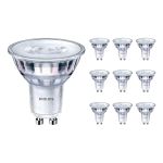 Confezione Multipack 10x Philips Corepro LED Faretti GU10 PAR16 4W 345lm 36D - 830 Luce Calda | Sostitutiva 50W Confezione Multipack 10x Philips Corepro LED Faretti GU10 PAR16 4W 345lm 36D - 830 Luce Calda | Sostitutiva 50W