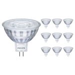 Confezione Multipack 10x Philips Corepro LED Faretti GU5.3 MR16 4.4W 390lm 36D - 840 Bianco Freddo | Sostitutiva 35W Confezione Multipack 10x Philips Corepro LED Faretti GU5.3 MR16 4.4W 390lm 36D - 840 Bianco Freddo | Sostitutiva 35W