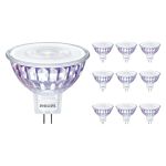 Confezione Multipack 10x Philips Master Value LED Faretti GU5.3 MR16 7.5W 630lm 36D - 930 Luce Calda | Miglior resa cromatica - Dimmerabile - Sostitutiva 50W Confezione Multipack 10x Philips Master Value LED Faretti GU5.3 MR16 7.5W 630lm 36D - 930 Luce Calda | Miglior resa cromatica - Dimmerabile - Sostitutiva 50W