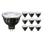 Confezione Multipack 10x Philips Master LED Faretti GU5.3 MR16 7.5W 500lm 36D - 930 Luce Calda | Miglior resa cromatica - Dimmerabile - Sostitutiva 50W Confezione Multipack 10x Philips Master LED Faretti GU5.3 MR16 7.5W 500lm 36D - 930 Luce Calda | Miglior resa cromatica - Dimmerabile - Sostitutiva 50W