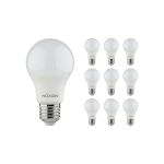 Confezione Multipack 10x Noxion Lucent Classic LED E27 Pera Ghiaccio 8W 806lm - 930 Luce Calda -  | Miglior Resa Cromatica - Sostitutiva 60W Confezione Multipack 10x Noxion Lucent Classic LED E27 Pera Ghiaccio 8W 806lm - 930 Luce Calda -  | Miglior Resa Cromatica - Sostitutiva 60W
